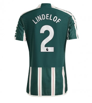 Manchester United Victor Lindelof #2 Replica Away Stadium Shirt 2023-24 Short Sleeve